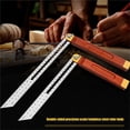 thumbnail image 2 of 360° Angle Rulers Gauges Tri Square Sliding T-Bevel With Wooden Handle Level Measuring Tool Wooden Marking Gauge Protractor ,Long Lasting, 2 of 6