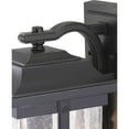 thumbnail image 2 of Progress Lighting Abbott 1-Light Medium Wall Lantern in Antique Bronze with Clear Seeded Glass Shade, 2 of 6
