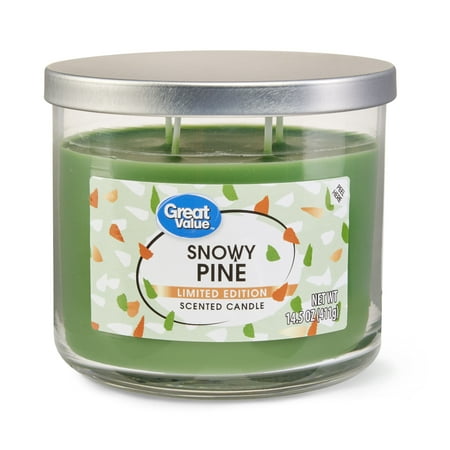 Great Value Snowy Pine Candle