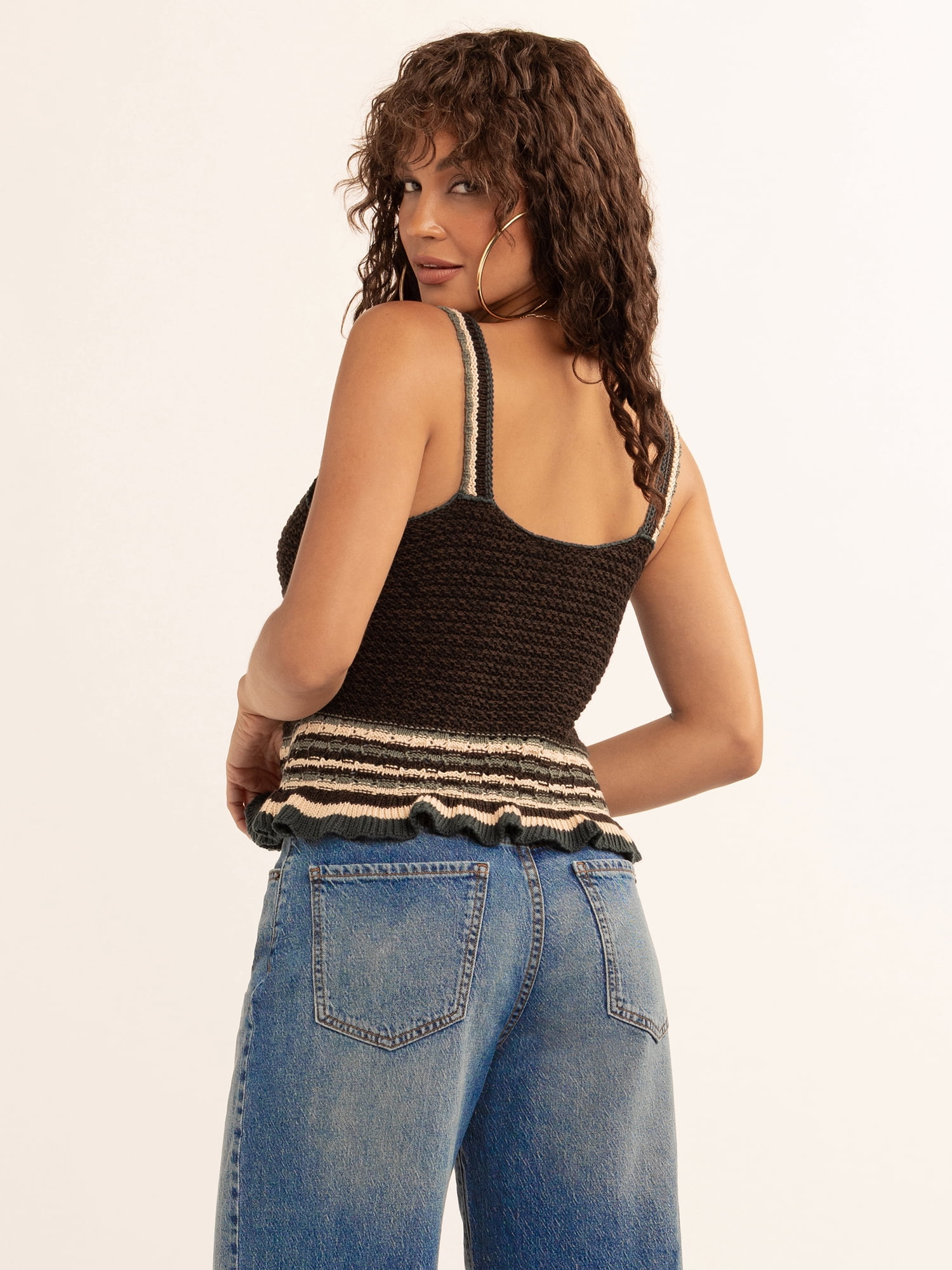 Jessica Simpson Women's Saoirse Crochet Tank, Sizes XS-XL