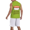 thumbnail image 5 of Rocae Fresh Sushi for Men's Basketball Jersey Lightweight and Breathable Athletic Tank Top,Quick-Drying Sports Jersey 4X-Large, 5 of 9