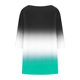 thumbnail image 5 of mfyjkho Tops Bohemios Para Mujer, Camiseta Informal Con Degradado Para Mujer, Manga Tres Cuartos Y Cuello Redondo Tops Para Salir Para Mujer Xxxl, 5 of 6