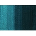 thumbnail image 1 of Ahgly Company Machine Washable Indoor Rectangle Abstract Turquoise Blue Contemporary Area Rugs, 7' x 9', 1 of 4