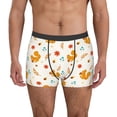 thumbnail image 4 of Wukai Squirrel Maple Leaves And Nuts Print Men’s Underwear Breathable Boxer Briefs,&nbsp;Moisture Wicking & Breathable-XX-Large, 4 of 7