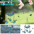 thumbnail image 2 of Hummingbird Feeder And Bird Bath For Outdoors For Small Birds, Hanging Solar Bird Bath Fountains Wi_Perfect Gift, 2 of 5