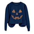 thumbnail image 4 of Tiijoy Girls Halloween Sweatshirt Pumpkin Graphic Pullover Top, Sizes 13-14, 4 of 4