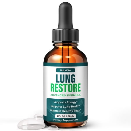 Lung Restore Drops – Respiratory Support Formula for Soothing Breathing Comfort & Daily Wellness | Easy-to-Use Liquid for Everyday Use (30 Servings)