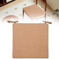 thumbnail image 3 of Thick Padding Garden Chair Seat Cushion, Outdoor Patio Dining Cushion With Ties, 15x15 Inch Durable Strap Replacement (Brown ,40*40CM), 3 of 9