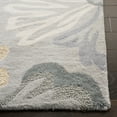 thumbnail image 3 of SAFAVIEH Jardin Marcella Floral Wool Area Rug, Grey/Dark Grey, 8' x 10', 3 of 7