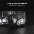 thumbnail image 5 of Powerful Rechargeable LED Headlamp, D500 USB LED Head Torch 2000lux White and Red Light 6 Lighting Modes IPX6 for Cycling, Camping, Hiking, DIY - 2 Pc, 5 of 5