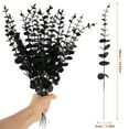 thumbnail image 2 of ELAYARD 20Pcs Simulation Eucalyptus Stems Black Faux Plant Ornaments for Elegant Vase Decoration, 2 of 5