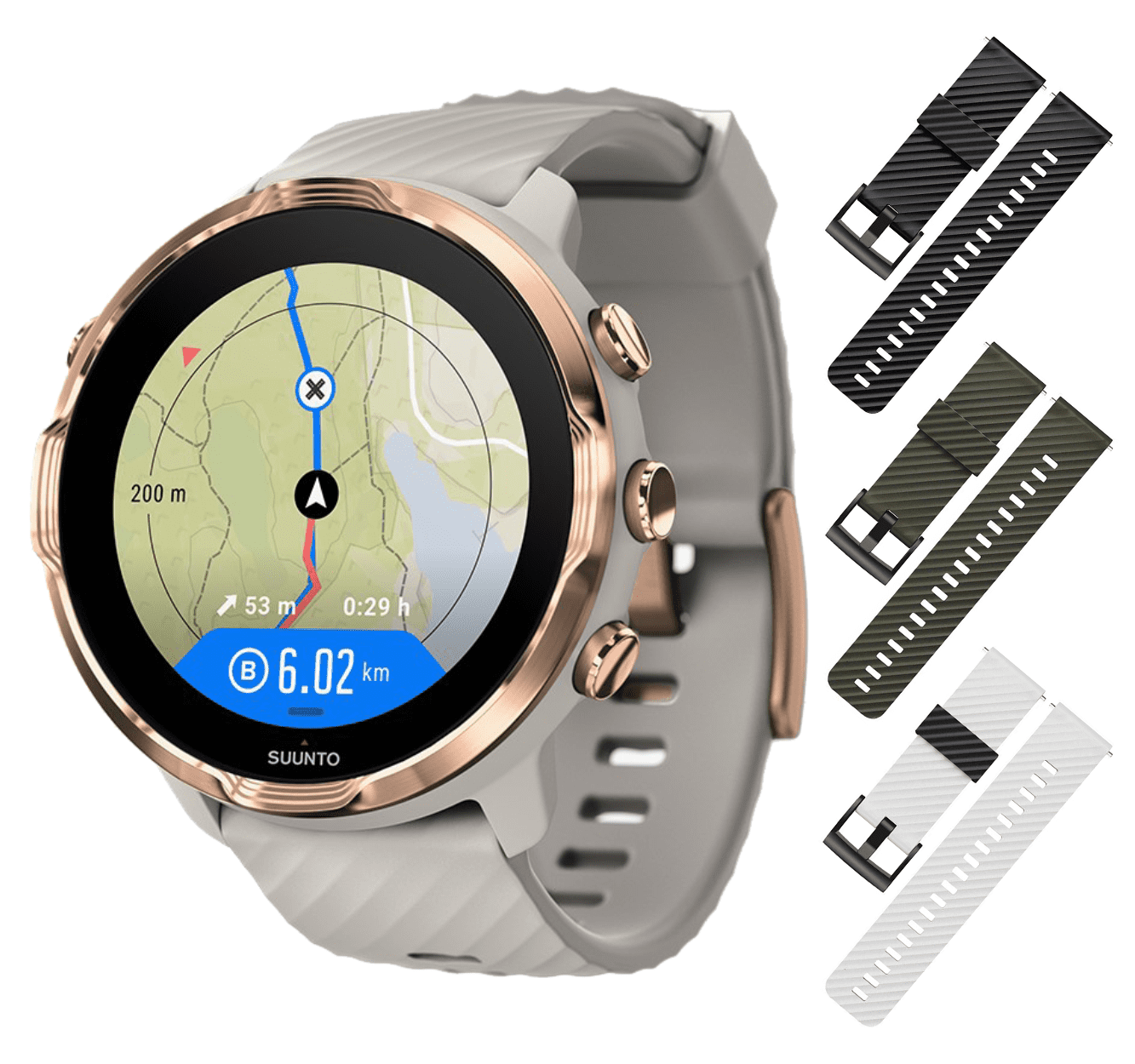 Suunto 7 Graphite Limited Edition GPS Sports Smart Watch 