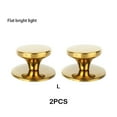 thumbnail image 4 of kurtrusly 2pieces Round And Not Easy To Harm Hands Lid Cap For Easy To Comfortable Grip Flat gold plating large size, 4 of 6