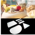 thumbnail image 2 of Harpily Kitchen Gadgets Baking DIY Plastic Scraper Smoothing Cake 6Pcs Scraper Kitchen，Dining & Bar, 2 of 4