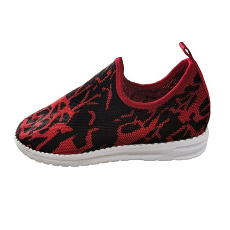 

KaLI_store Sneakers Women Trendy Women Lace Up Platform Sneakers Comfortable Casual Fashion Sneaker Walking Shoes Red 8