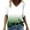 Green, variant on Aloohaidyvio Ladies Tops ,Womens Summer Tops V Neck T Shirts Printed Tops Loose Casual Tshirts