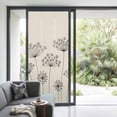 thumbnail image 3 of Farmhouse Dandelion Window Privacy Film, Spring Modern Minimalist Country Flower Static Cling UV Sun Blocking Heat Control Window Tint Day and Night, Non-Adhesive One Way Privacy Cover 35.4''x78.7'', 3 of 7