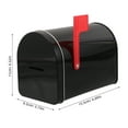 thumbnail image 5 of LOLIPPYY Kids Mailbox Toy: Raised Flag Metal Post Box - Valentine Card Exchange Box for School - Tinplate Mailbox for Classroom Card Collections, 5 of 7