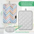 thumbnail image 6 of Yayeee Pot Holders Kitchen Heat Resistant with Pocket 7"x9.8" Cotton Oven Cooking Hot Pads, Purple Geometric, 6 of 7