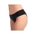 thumbnail image 3 of Women’s Side Shirred Bikini Bottom Solid Beach Classics Swim Bottom Mid Rise Bathing Suits, 3 of 5