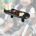 thumbnail image 6 of Zxpjkyu Stroller Tray Infant Snack Tray Detachable Fits Most Types of Strollers Non Slip Black, 6 of 9
