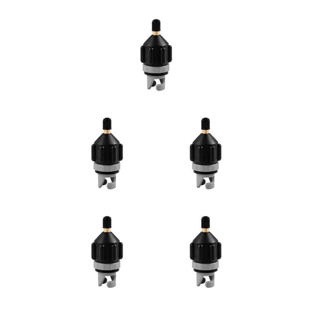 Yuarrent Adaptador de válvula de aire Convertidores de inflado profesionales Accesorio de bote inflable Convertidor de enchufe Convertidor de bomba Type5 NO5 Yuarrent CBP029617