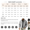 thumbnail image 3 of Dweltoz Mens Corduroy Jacket Button Down Collared Chore Jacket Casual Loose Long Sleeve Trucker Jacket with Flap Pocket Lightweight Western Coats 2026 Fall Winter Vintage Outwear,Black XL, 3 of 5