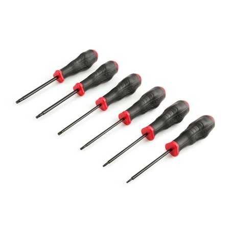 UPC: 0020209269053 | TEKTON Torx High-Torque Screwdriver Set  6-Piece (T10-T30) – Black Oxide Blades | DHT91006