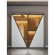 thumbnail image 4 of Glass sliding door wardrobe modern minimalist home bedroom large cabinet move door coatcase My Lux Decor Round, 4 of 24