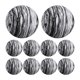 thumbnail image 1 of 10 pelotas de golf para entrenamiento de golf, ligeras, para niños y adultos. Negro Blanco, 1 of 9