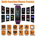 thumbnail image 2 of Rastreador de actividad ENGERWALL con contador de pasos / calorías / cronómetro, monitor de ritmo cardíaco, IP68, seguimiento del sueño, smartwatch, reloj podómetro para mujeres hombres niños, 2 of 2