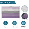 thumbnail image 6 of Purple Grey Wood Grain Placemats Set of 4, Ombre Rustic Retro Wooden Plank Placemats for Dining Table, Place Mats for Kitchen Tabletop, Waterproof Wipeable Dining Table Mats Set, 6 of 9