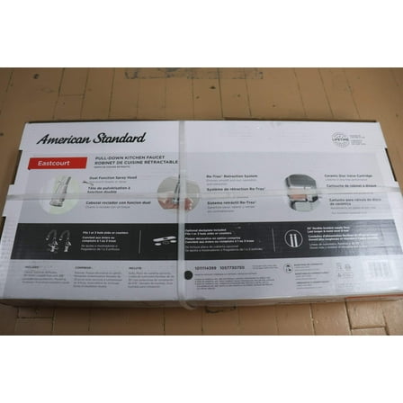 Eastcourt Single Handle Pull Down Dual Sprayer Kitchen Faucet Stainless Steel