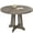 Gray, variant on 47 Inch Round Dining Table for 4-6 People, Modern Kitchen Table with Wooden Base, Circle Dinner Table for Dining Room, Kitchen and Living Room