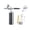 Part C black, variant on The Electric Mini Cordless Airbrush With Piston Air Compressor Temporary Tattoo Kit