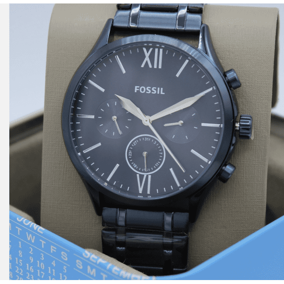 Fossil Fenmore Midsize Chronograph Navy Blue BQ2403 Men's Watch