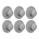 thumbnail image 4 of 6 pomos autoadhesivos fáciles de instalar, modernos y para dormitorio. Gris, 4 of 9