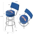 thumbnail image 2 of Trademark Gameroom New York Knicks Fade Bar Stool with Back Rest, 2 of 5