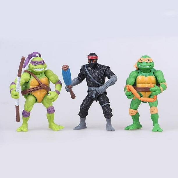 6pcs Ninja Turtles Set Action Figure Ninja Turtles Toy Set Plastic