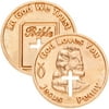 Jesus Penny with Cut-out Cross - Copper Coin Pack of 50