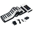 thumbnail image 1 of Costway 61 Key Electronic Roll Up Piano Keyboard Silicone Rechargeable  w/Pedal, 1 of 10