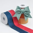 thumbnail image 4 of Bxaolu Polyester Velvet Ribbon, 1.6 Inch,14.75Ft Ribbon Spool&nbsp;Christmas Decorations, Use for Choker, Gift Wrapping, Floral Bouquets, Boutonnieres, Orange, 4 of 9