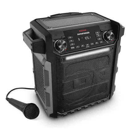 - ION Audio Pathfinder 2 Portable Bluetooth Speaker with AM/FM Radio & Microphone
