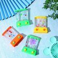 thumbnail image 5 of 6 Pieces Handheld Water Game Mini Arcade Water Ring Game Water Tables for Beach Toys Party Favor Fish Rings Fun Basketball Game for Teens Adults for Men Retro Pastime (Chic Style), 5 of 5