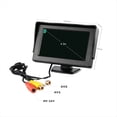thumbnail image 4 of DC 9V-24V Kit de Monitor Retrovisor de Coche de 4,3 Pulgadas TFT LCD Cámara de Visión Trasera de Coche Monitor de de Estacionamiento de Marcha Atrás Sin Cámara, 4 of 5