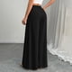thumbnail image 5 of TaTaai Women's Solid Color High Waist Flare Wide Leg Pants Loose Skirt Pants Suit Trousers for Summer Beach Vacation Daily Casual Wear Gift, 5 of 8