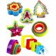 thumbnail image 1 of Biscuit Cookie Cutter Round Cookie Cutter Kit, Star Heart Cookie Cutter Small Butter Molds, 1 of 5