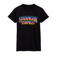 thumbnail image 2 of Stranger Things - Camiseta Logotipo Retro para Adultos Unisex (Negro), 2 of 2