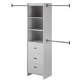 thumbnail image 2 of Organiseur de garde-robe Beckett par SystemBuild, gris colombe, 2 of 9