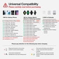 thumbnail image 2 of Wireless Charger for Samsung/Android, HOLYJOY Foldable 3 in 1 Fast Charging Station/Stand/Multi Charger for Samsung S24/S23/S22/Note 20, Travel Pad for Galaxy Watch 7/6/5/4/Active 2, for Buds(Black), 2 of 5